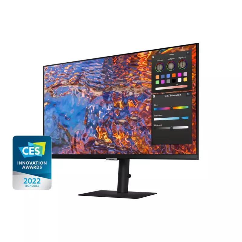 Monitor Samsung S80PB 32 inch 4K Ultra HD LED IPS 3840 x 2160, 5 ms, 178° viewing, USB hub, VESA, height adjustable