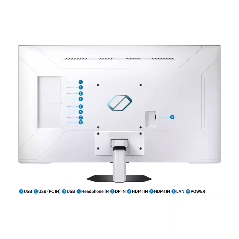 Samsung S43CG700NU computer monitor 109.2 cm (43 inch) 3840 x 2160 pixels 4K Ultra HD LED Black, White