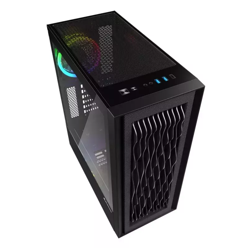 PC Case Sharkoon RGB Wave Desktop Black