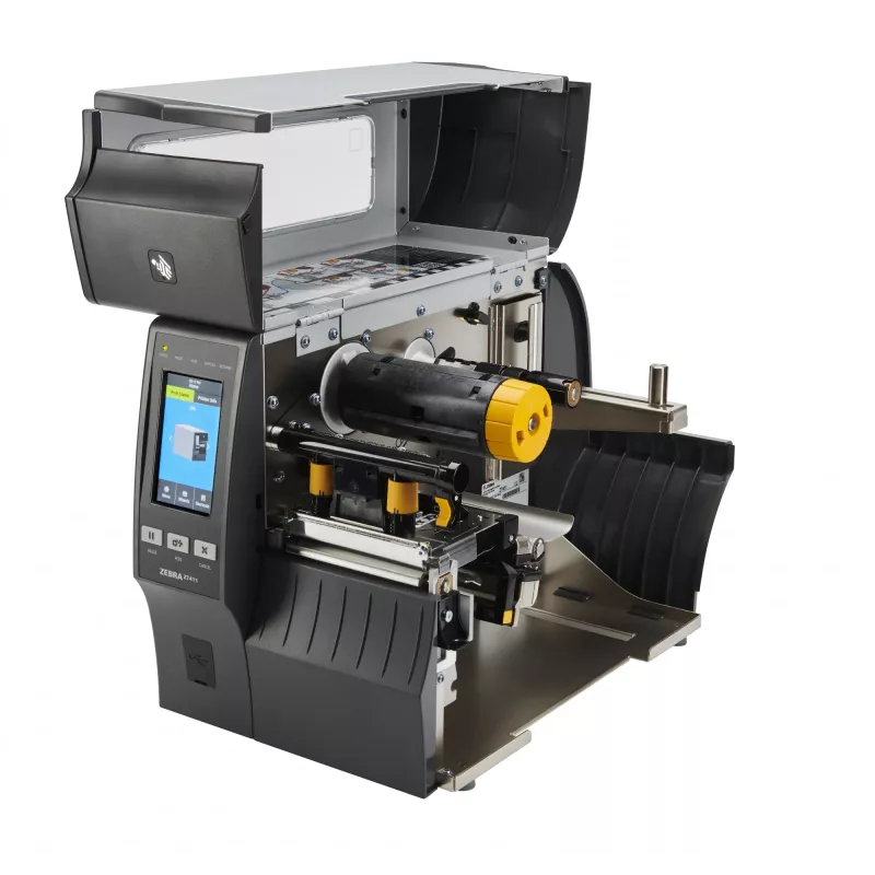 POS label printer Zebra ZT411 — Direct thermal / Thermal transfer, 203×203 DPI, 104 mm print width, Wired & Wireless