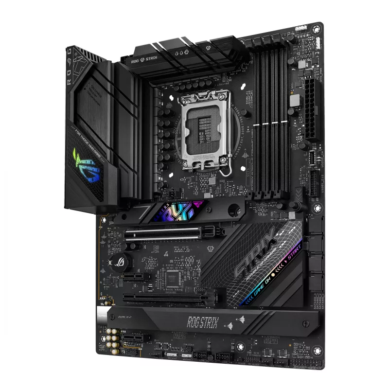 Motherboard ASUS ROG STRIX B760-F GAMING WIFI — Intel B760, LGA 1700, ATX, DDR5, 4 DIMM, Wi‑Fi 6E, 2.5Gb LAN