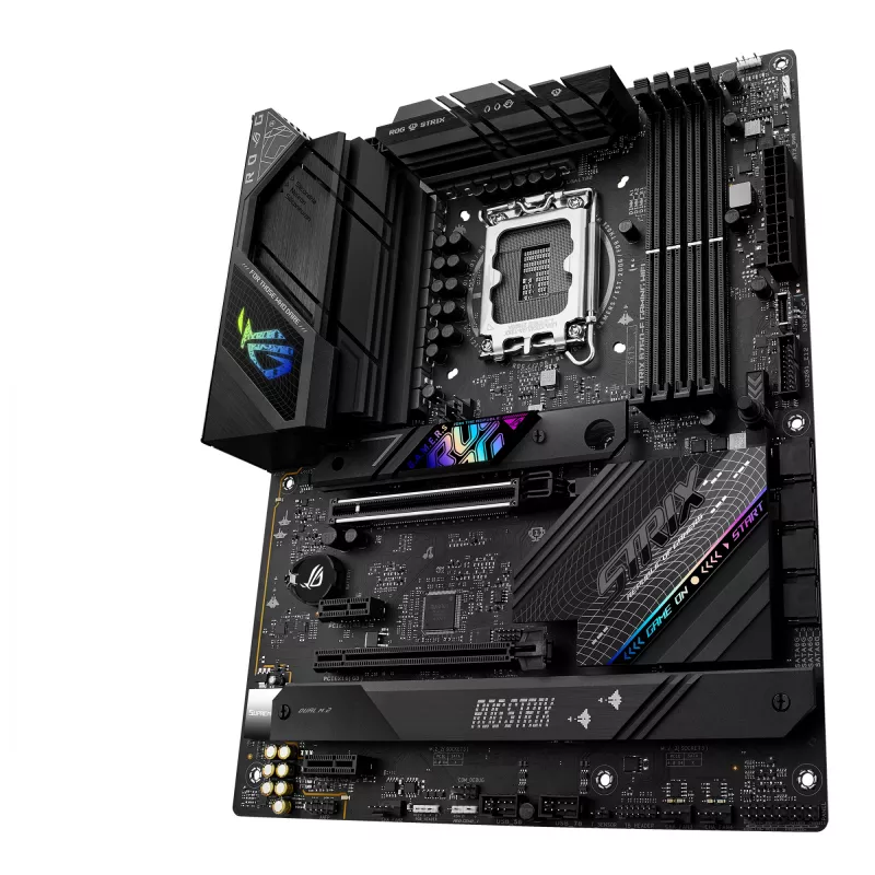 Motherboard ASUS ROG STRIX B760-F GAMING WIFI — Intel B760, LGA 1700, ATX, DDR5, 4 DIMM, Wi‑Fi 6E, 2.5Gb LAN