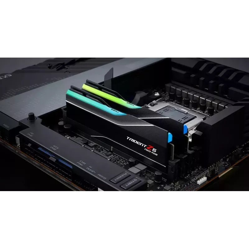DIMM 32 GB DDR5-6000 (2x 16 GB) Dual-Kit, Arbeitsspeicher schwarz, F5-6000J3636F16GX2-TZ5NR, Trident Z NEO RGB, AMD EXPO