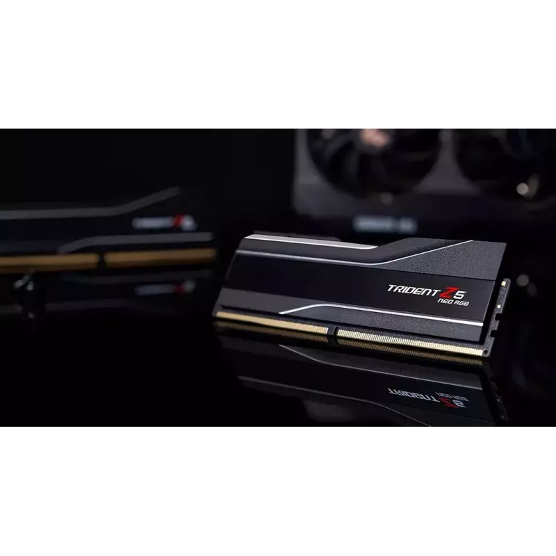 DIMM 32 GB DDR5-6000 (2x 16 GB) Dual-Kit, Arbeitsspeicher schwarz, F5-6000J3636F16GX2-TZ5NR, Trident Z NEO RGB, AMD EXPO