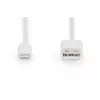 DIGITUS USB-A to lightning MFI C89, 2m Data and charging cable, white, 5V, 2.4A