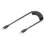 DIGITUS USB - Type C to USB - Type C Spring cable, TPU USB 2.0, PD60W Max; 1m