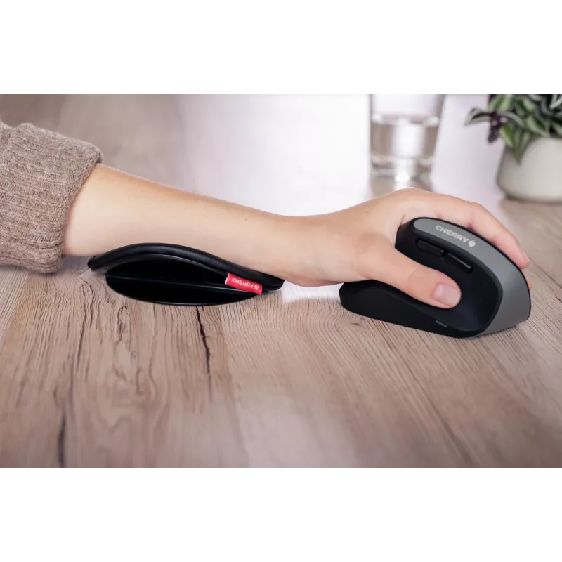 CHERRY SLIDEPAD ERGO wrist rest Black