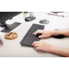 CHERRY KW 9100 SLIM keyboard Universal RF Wireless + Bluetooth QWERTZ German Black