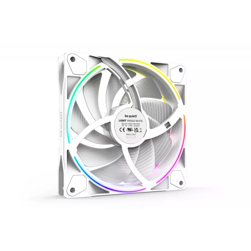 be quiet Light Wings White | 140mm PWM high-speed Triple-Pack Computer case Fan 14 cm 3 pc(s)