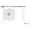 be quiet Light Wings White | 140mm PWM high-speed Triple-Pack Computer case Fan 14 cm 3 pc(s)