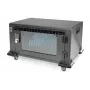 DIGITUS Charging trolley, 16 charge bases, 14in, black 384 x 550 x 375 mm, electr. lock, incl. USB, fan