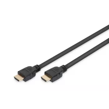 DIGITUS HDMI Ultra High Speed connection cable, type A M/M, 1m w/Ethernet, UHD 8K 60p, black