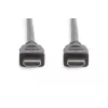 DIGITUS HDMI Ultra High Speed connection cable, type A M/M, 3m w/Ethernet, UHD 8K 60p, Black