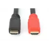 DIGITUS ASSMANN HDMI High Speed connection cable, type A, w/ amp. M/M, 15m Full HD, CE, gold black