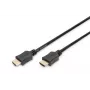 DIGITUS HDMI High Speed connection cable, type A M/M, 3m w/Ethernet, Ultra HD 60p, gold black