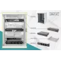 DIGITUS Network Set 10 inch 9U Wall-Mount Cabinet with Shelf, PDU, Switch and Patch Panel, 312x300mm