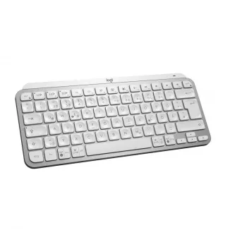 LOGITECH Minimalist Wireless Illuminated Keyboard - MX KEYS MINI - Pale Gray - Qwertz Deutsch