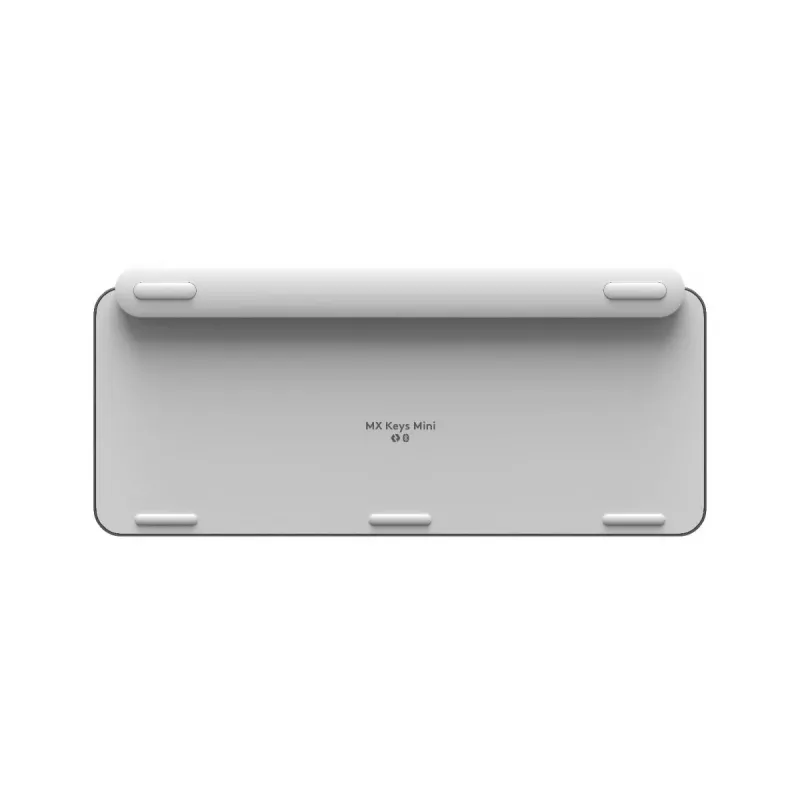 LOGITECH Minimalist Wireless Illuminated Keyboard - MX KEYS MINI - Pale Gray - Qwertz Deutsch