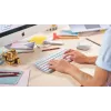 LOGITECH Minimalist Wireless Illuminated Keyboard - MX KEYS MINI - Pale Gray - Qwertz Deutsch