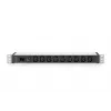 DIGITUS 1U Aluminum PDU rackmountable 9x C13 10A 230VAC 50/60Hz IEC C14 inlet 10A Fuse