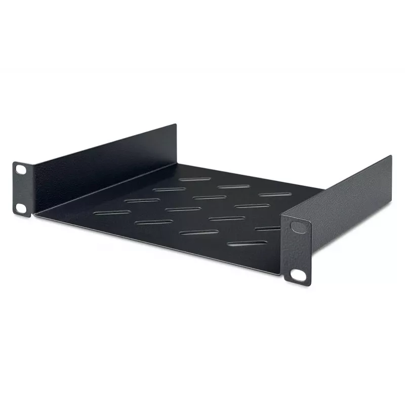 DIGITUS Shelf 1U 10in 44x254x200mm RAL 7035 Black