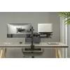 DIGITUS Montior arm with notebook tray 17-32in, 9 kg. Max - clamp or grommet mount