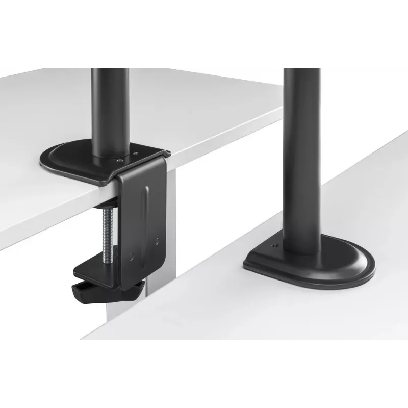 DIGITUS Montior arm with notebook tray 17-32in, 9 kg. Max - clamp or grommet mount