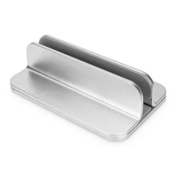 DIGITUS Vertical Notebook Stand, aluminum silver