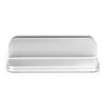 DIGITUS Vertical Notebook Stand, aluminum silver