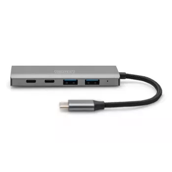 DIGITUS USB-C 4 Port HUB 2x USB-A + 2x USB-C Gen2
