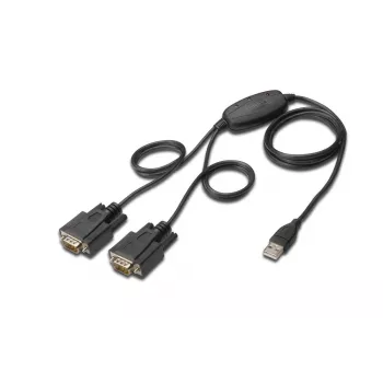 DIGITUS USB 2.0 To 2x Rs232 Cable 1.5m