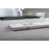 CHERRY KW 9100 SLIM FOR MAC keyboard Universal USB + Bluetooth QWERTZ German Silver