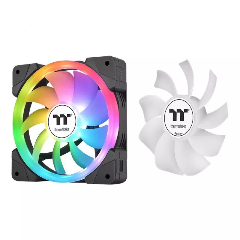 THERMALTAKE PC Cooling Fan - SWAFAN EX14 ARGB Sync TT Premium Edition - 14cm - Black - 3 Pack