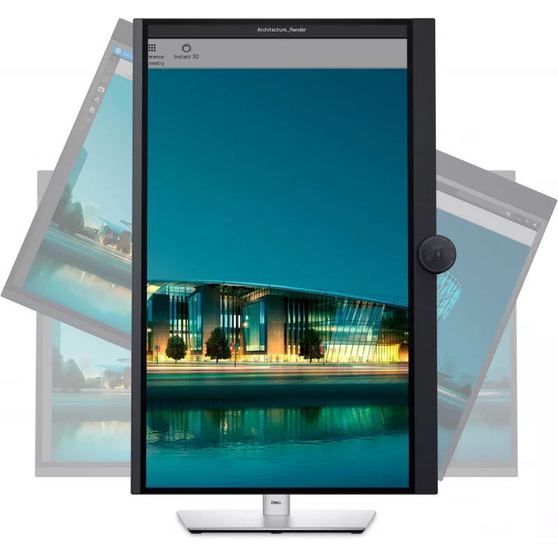 DELL UltraSharp U3224KBA computer monitor 80 cm (31.5 inch) 6144 x 3456 pixels 6K Ultra HD LCD Black, Silver