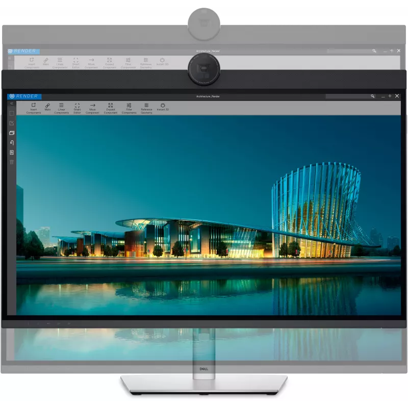 DELL UltraSharp U3224KBA computer monitor 80 cm (31.5 inch) 6144 x 3456 pixels 6K Ultra HD LCD Black, Silver