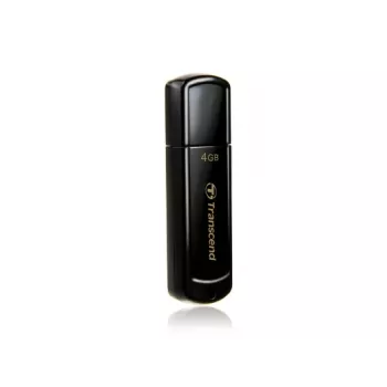 TRANSCEND Jetflash 350 - 4GB USB Stick - USB 2.0 - Black