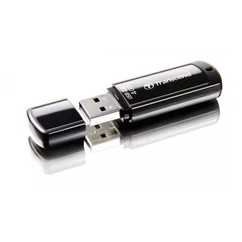 TRANSCEND Jetflash 350 - 4GB USB Stick - USB 2.0 - Black