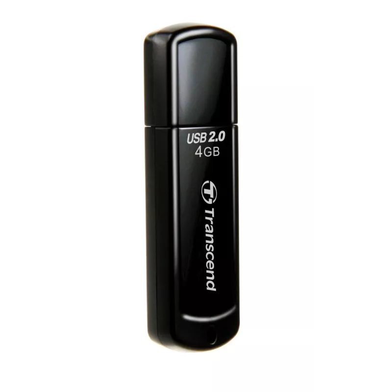 TRANSCEND Jetflash 350 - 4GB USB Stick - USB 2.0 - Black