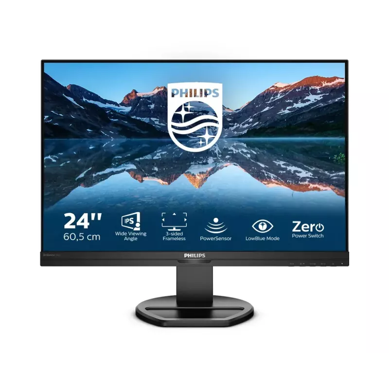Philips B Line 240B9/00 computer monitor 61.2 cm (24.1 inch) 1920 x 1200 pixels WUXGA LED Black