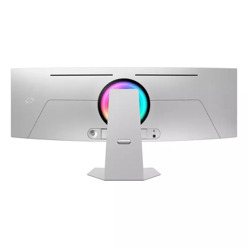 Samsung G95SC computer monitor 124.5 cm (49 inch) 5120 x 1440 pixels Dual QHD OLED Silver