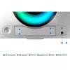 Samsung G95SC computer monitor 124.5 cm (49 inch) 5120 x 1440 pixels Dual QHD OLED Silver