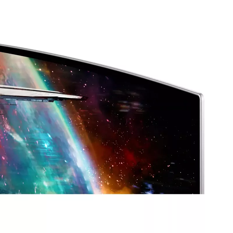 Samsung G95SC computer monitor 124.5 cm (49 inch) 5120 x 1440 pixels Dual QHD OLED Silver