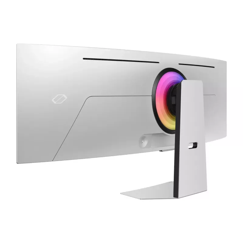 Samsung G95SC computer monitor 124.5 cm (49 inch) 5120 x 1440 pixels Dual QHD OLED Silver