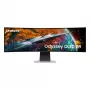 Samsung G95SC computer monitor 124.5 cm (49 inch) 5120 x 1440 pixels Dual QHD OLED Silver