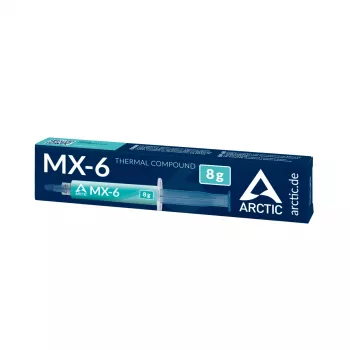 ARCTIC MX-6 ULTIMATE Performance Thermal Paste, Thermal grease, Grey, 8 g, 1 pc(s), 27 mm, 121 mm