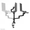 Neomounts DS20-425BL2 Monitor arm with laptop holder 17-27 inch - space saving