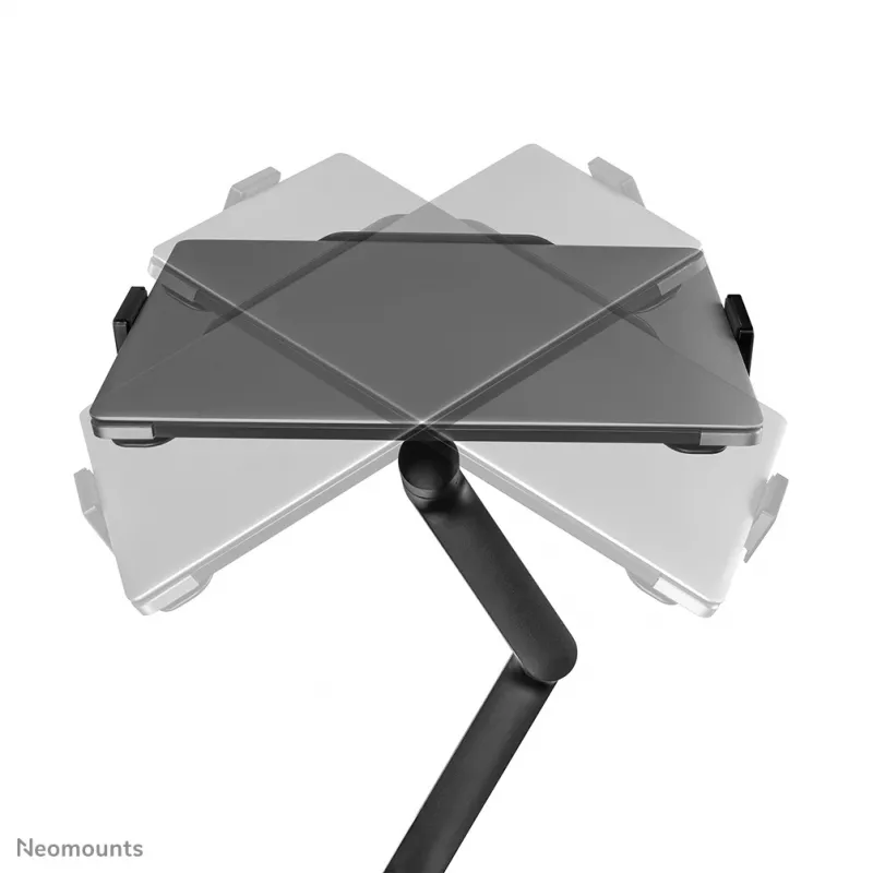 Neomounts DS20-425BL2 Monitor arm with laptop holder 17-27 inch - space saving