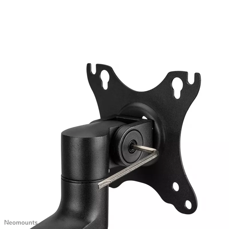 Neomounts DS20-425BL2 Monitor arm with laptop holder 17-27 inch - space saving