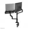 Neomounts DS20-425BL2 Monitor arm with laptop holder 17-27 inch - space saving