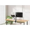 Neomounts DS20-425BL2 Monitor arm with laptop holder 17-27 inch - space saving